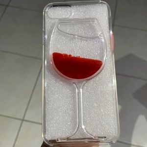 I phone 7 wine glass case